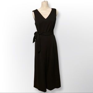 NWT | Calvin Klein Sleeveless Black Jumpsuit with Waist Tie Size 4